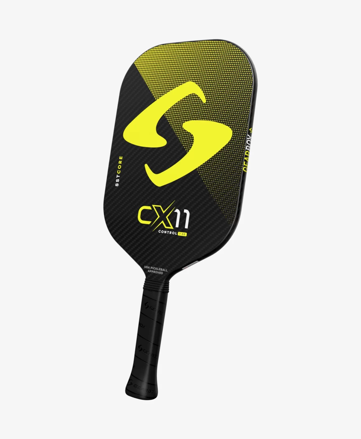 Gearbox Pickleball Paddles – CX11E Control – Yellow – 7.8oz