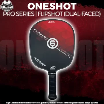 OneShot – Flipshot (Dual-Faced) Pickleball Paddle