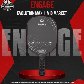 Engage – Engage Series – Evolution Max – Mid Market – Pickleball Paddle