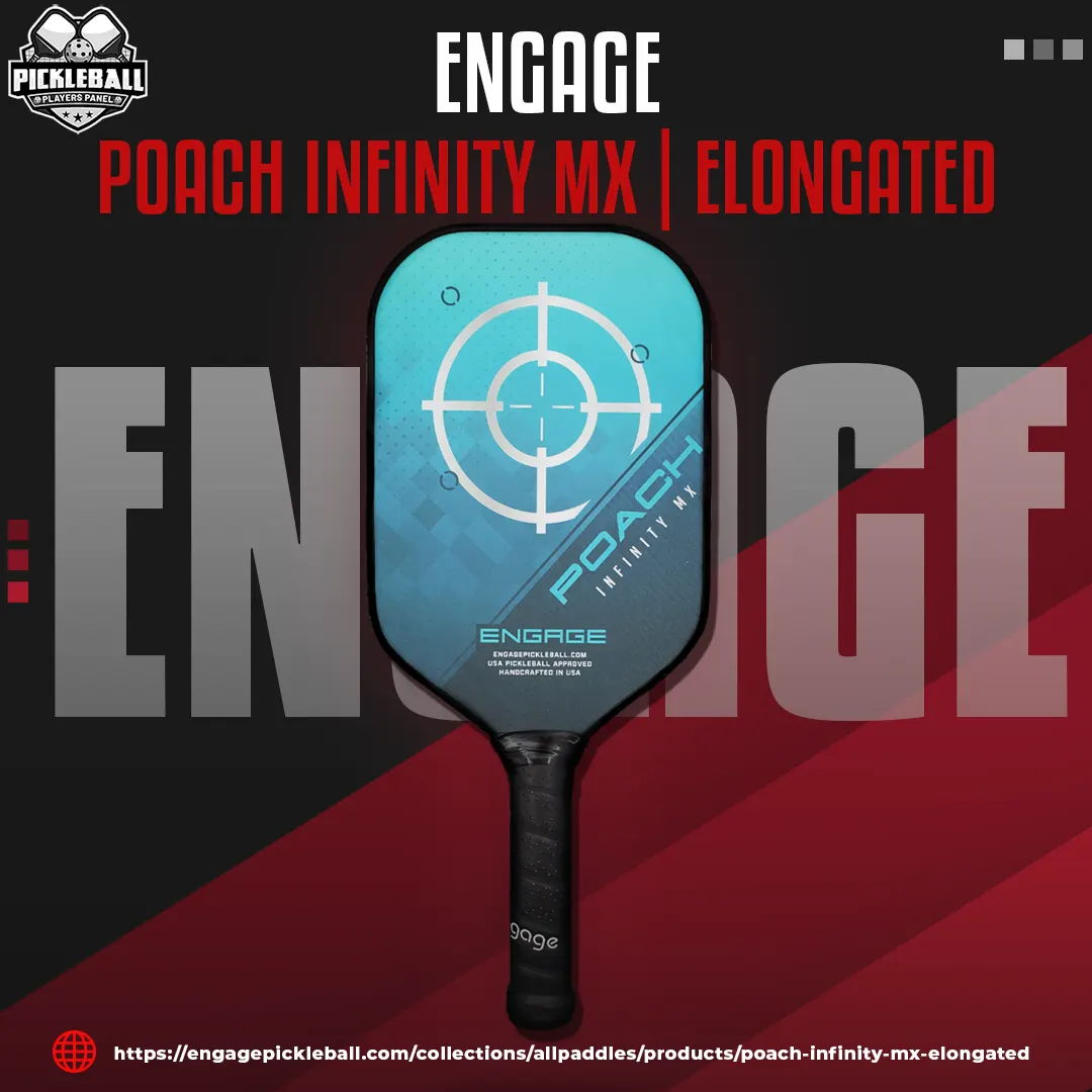 Engage – Engage Series – Poach Infinity MX – Elongated – Pickleball Paddle