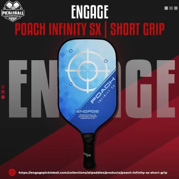 Engage – Engage Series – Poach Infinity SX – Short Grip – Pickleball Paddle