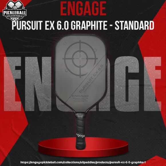 Engage – Engage Series – Pursuit EX 6.0 Graphite – Standard – Pickleball Paddle