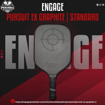 Engage – Engage Series – Pursuit EX Graphite – Standard – Pickleball Paddle