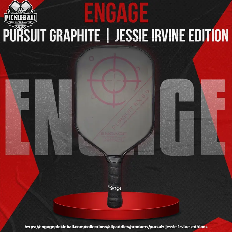 Engage – Engage Series – Pursuit Graphite – Jessie Irvine Edition – Pickleball Paddle