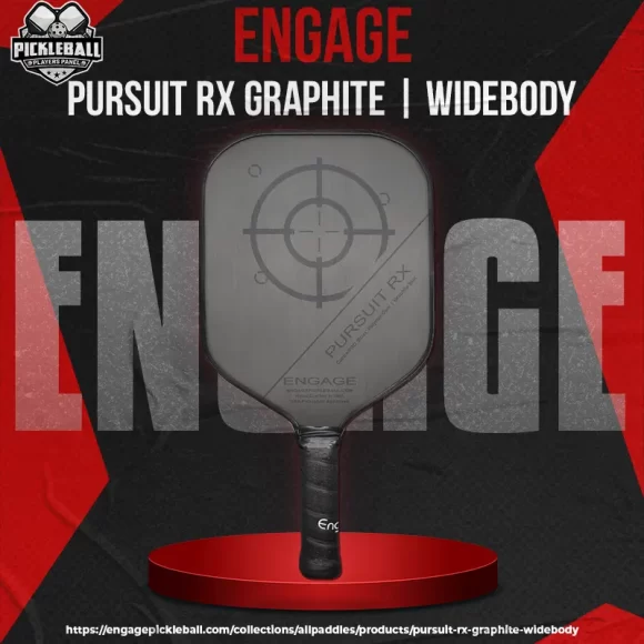 Engage – Engage Series – Pursuit RX Graphite – Widebody – Pickleball Paddle