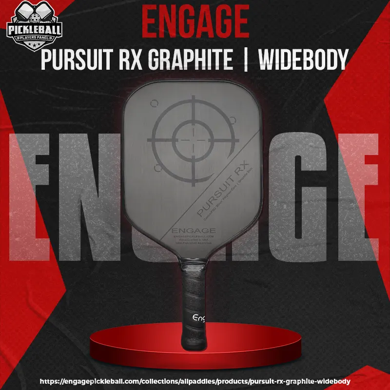 Engage – Engage Series – Pursuit RX Graphite – Widebody – Pickleball Paddle