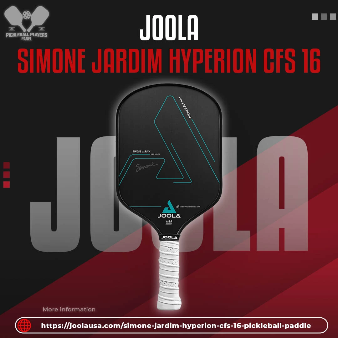 Joola Simone Jardim Hyperion CFS 16 Pickleball Paddle