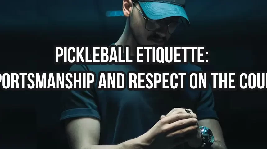 Pickleball Etiquette