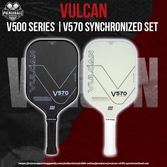 Vulcan V570 Synchronized Set Pickleball Paddle