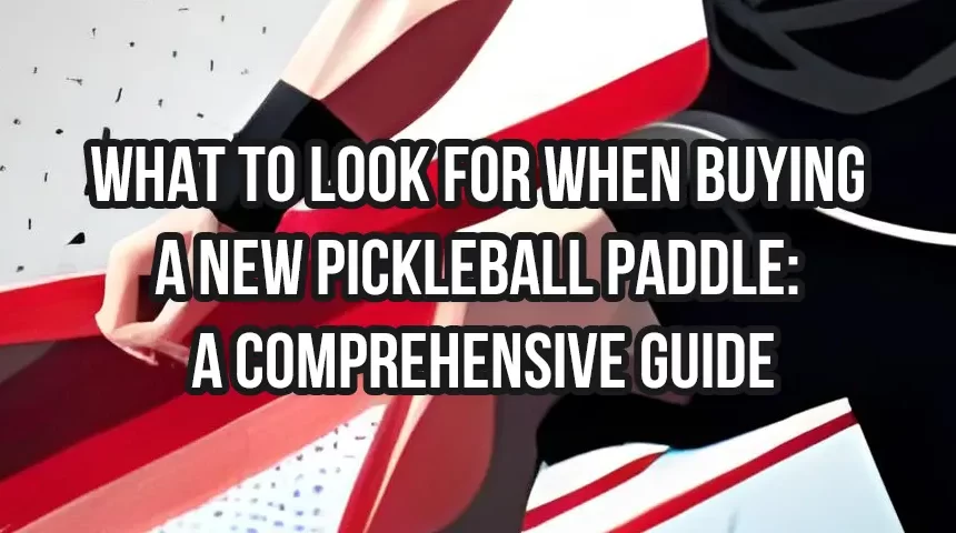 What to Look for When Buying a New Pickleball Paddle